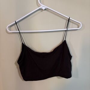 Black Women's Crop Top